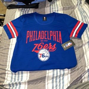 76ers Mesh Tshirt/Jersey NWT